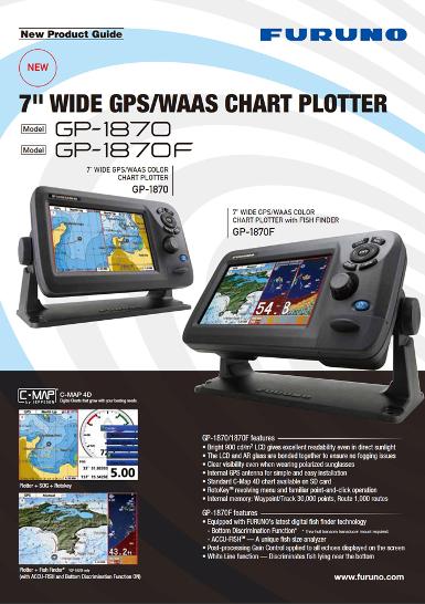 GPS ดาวเทียม FURUNO GP-1870 จอ 7นิ้ว เมนูภาษาไทย